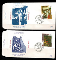 1989 2312 & 2314  FDC's ( Wemmel ) : " Rode Kruis / Croix Rouge " - 1981-1990