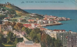 ALGER, VUE SUR BAB EL OUED, NOTRE DAME D AFRIQUE COULEUR REF 16689 - Algiers