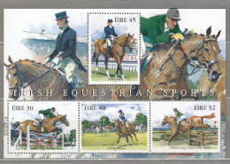 IRELAND 1998 Fauna Horses Sport Mi Bl 27 MNH (**) #Fauna856 - Reitsport