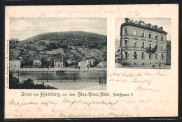 AK Heidelberg / Neckar, Blau-Kreuz-Hotel, Schiffgasse 2  - Heidelberg