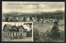 AK Sonneberg / Neusalza-Spremberg, Gesamtansicht & Restaurant Zum Waldestal  - Neusalza-Spremberg