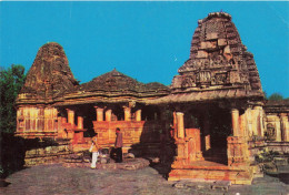 INDE - Sas Bahu Temple - Nagda - Vue Générale - Animé - Carte Postale Ancienne - Inde