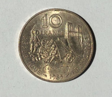 Pièce De 10 Francs - Centenaire De VICTOR HUGO - 1885-1995 République Française - 10 Francs