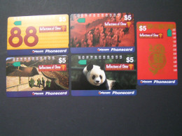 AUSTRALIA 1994 Pasific Coin Copmpany Ltd Reflections Of China Set Of 5 Cards Mind .. - Australië