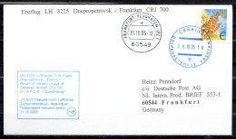 2005 Dnipro - Frankfurt  Lufthansa First Flight, Erstflug, Premier Vol ( 1 Envelope ) - Autres (Air)