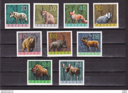 Polen 1965 Tiere Mi.Nr. 1635/43 MNH** - Sonstige & Ohne Zuordnung