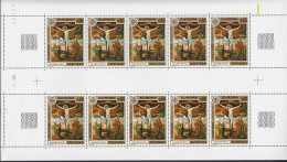 ANDORRA  264-265, 2 Kleinbogen, Postfrisch **,  Europa CEPT:  Gemälde 1975 - 1975