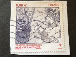 FRANCE Timbre 4818, France-Danemark, Oblitéré - Gebraucht