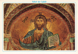 ITALIE - Palermo - Cefalu' - Mosaico Del Duomo - Il Cristo - Mosaique De La Cathédrale - Le Christ - Carte Postale - Palermo