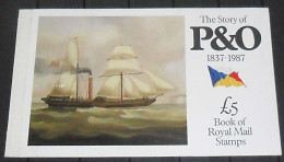 GRANDE BRETAGNE 1987 - Yvert C 1021 B - Carnet Prestige Royal Mail  Bateau Navigation Elizabeth II - Neuf **(MNH) - Unused Stamps