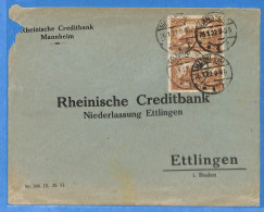 Allemagne Reich 1922 - Lettre De Mannheim - G33636 - Storia Postale