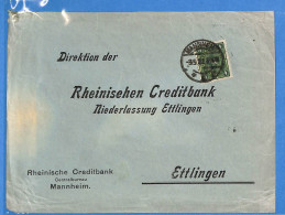 Allemagne Reich 1922 - Lettre De Mannheim - G33629 - Storia Postale
