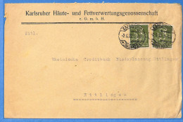 Allemagne Reich 1922 - Lettre De Karlsruhe - G33626 - Storia Postale