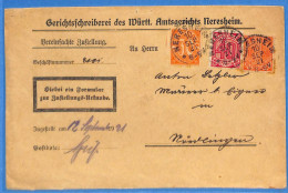 Allemagne Reich 1921 - Lettre De Neresheim - G33583 - Briefe U. Dokumente