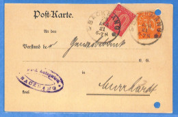 Allemagne Reich 1921 - Carte Postale De Backnang - G33576 - Briefe U. Dokumente