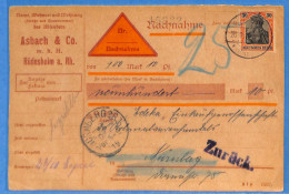 Allemagne Reich 1919 - Carte Postale De Rudesheim - G33563 - Covers & Documents