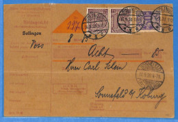 Allemagne Reich 1920 - Carte Postale De Solingen - G33564 - Brieven En Documenten