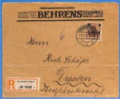 Allemagne Reich 1921 - Lettre Einschreiben De Braunschweig - G33555 - Briefe U. Dokumente