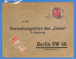 Allemagne Reich 1922 - Lettre Einschreiben De Berlin - G33557 - Briefe U. Dokumente