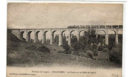 CHALINDREY VIADUC AVEC TRAIN SUR LA VALLEE DU SAULON ANIMEE - Chalindrey