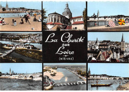 58 - SAN60919 - LA CHARITE SUR LOIRE - La Plage - Vue Générale - Abside De L'Eglise - Combier 58238 - CPSM 10x15 Cm - La Charité Sur Loire