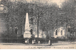 58 - COSNE SUR LOIRE - SAN46426 - Monument Et Square Baudin - Cosne Cours Sur Loire