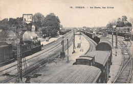 58 - COSNE - SAN24414 - La Gare - Les Voies - Train - Cosne Cours Sur Loire