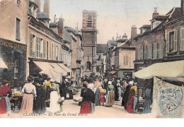 58  .  N° 203293 .   CLAMECY. LA PLACE DU GRAND MARCHé - Clamecy