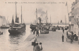 Belle Ile En Mer (56 - Morbihan) Le Palais , L'Avant Port , Départ Des Vapeurs Pour Quiberon - Belle Ile En Mer