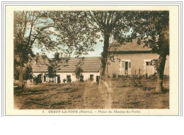 58.CERCY LA TOUR.PLACE DU CHAMP DE FOIRE - Andere & Zonder Classificatie