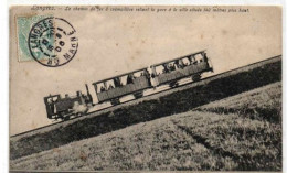 LANGRES LE CHEMIN DE FER A CREMAILLERE RELIANT LA GARE A LA VILLE ANIMEE - Langres