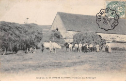 58 .n°106238 . Saint Honore Les Bains .agriculture .fenaison Aux Endanges . - Saint-Honoré-les-Bains