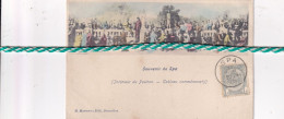 Souvenir De Spa, Interieur Du Pouhon, Tableau Commératif, Carte Envoyé 1906 - Spa