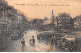 59 - LILLE - SAN30752 - La Grand'Place Vers Les Rues Nationale Et Esquermes - Tâche - Lille