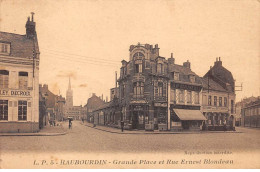 59 - Haubourdin - SAN20780 - Grande Place Et Rue Ernest Blondeau - Haubourdin