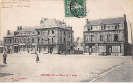 59 - FOURMIES - SAN66915 - Place De La Gare - Fourmies