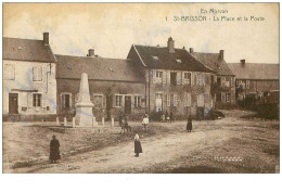 58.ST BRISSON.n°26732.LA PLACE ET LA POSTE.TACHES - Sonstige & Ohne Zuordnung