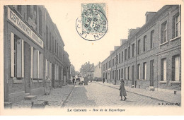 59 .n° 109996 . Le Cateau . Rue De La Republique . - Le Cateau
