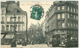 59 . N°40968 . Lille . Place De La Gare.tramway - Lille