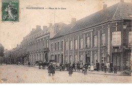 59 . N°101241. Hazebrouck .place De La Gare .vin .cafe . - Hazebrouck