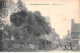 59 - SAINT LAURENT DE CUVES - SAN65403 - Route De Vire - En L'état - Déchirure - Autres & Non Classés