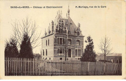 59 - SAINS DU NORD - SAN29819 - Château Et Etablissement - P. Mariage - Rue De La Gare - Sonstige & Ohne Zuordnung