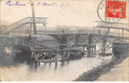 59 - N°78638 - ROUBAIX - Canal - Pont De Blanc-Seau - Carte Photo - Roubaix