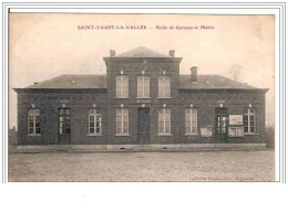 59.SAINT-VAAST-LA-VALLEE. ECOLE DE GARCONS ET MAIRIE. - Sonstige & Ohne Zuordnung