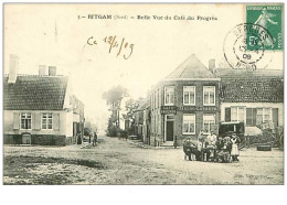 59.PITGAM.n°151.BELLE VUE DU CAFE DU PROGRES.RARE - Andere & Zonder Classificatie