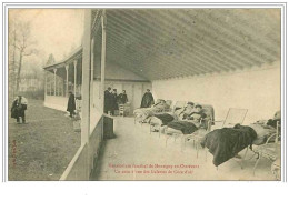 59.MONTIGNY EN OSTREVENT.SANATORIUM FAMILIAL.UN COIN D'UNE DES GALERIES DE CURE D'AIR - Andere & Zonder Classificatie