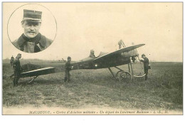 59.MAUBEUGE.n°242.CENTRE D'AVIATION MILITAIRE.UN DEPART DU LIEUTENANT RADISSON.AVIATION.RARE - Maubeuge