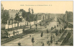 59.LILLE.VUE PANORAMIQUE SUR LE BOULEVARD CARNOT - Lille