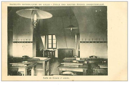 59.LILLE.n°38.FACULTES CATHOLIQUES DE LILLE.ECOLE DES HAUTES ETUDES INDUSTRIELLES.SALLE DE DESSIN 2e ANNEE.RARE - Lille