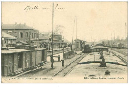 59.JEUMONT.n°261.GARE.VUE PRISE A L'INTERIEUR - Jeumont